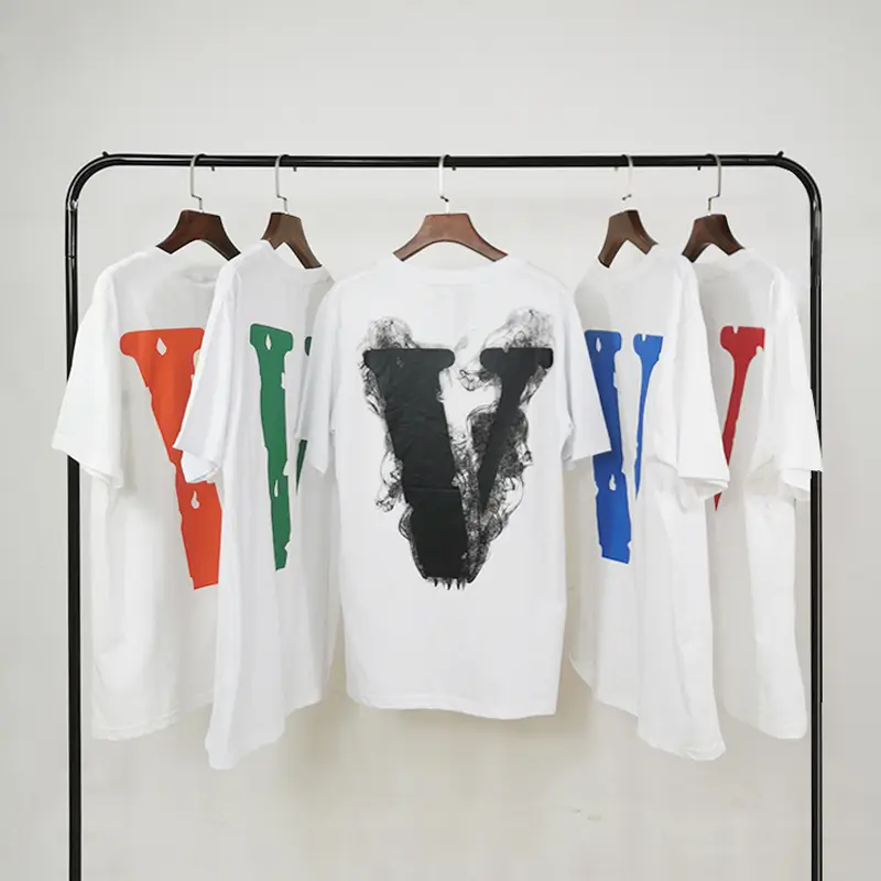 قميص تي شيرت عالي الجودة كاجوال للجنسين قميص تي شيرت رياضي للرجال من القطن بالكامل بطباعة شعار مخصص وأحرف من المصمم الشهير