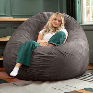 Sillón Puff Moderno 3 en 1 de Terciopelo Holandés para Adultos, Relleno de Espuma Viscoelástica, Reclinable, Convertible, <span class=keywords><strong>Plegable</strong></span>, Colchón Relajante para el Suelo - Product Image 5