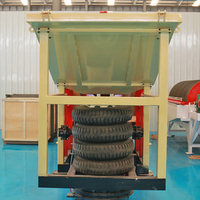 Trommel à or avec égouttoir, équipement de lavage d'or alluvial, machine de lavage rotative à trommel