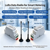 Convertidor Modbus RS485 de Espectro Ensanchado Lora de 433 MHz, Transmisión Transparente de Redes IoT de Largo Alcance de 6 km, Módem de Radio