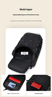 Sac de poitrine imperméable et durable pour sports de plein air, sac à bandoulière avec fermeture éclair, porte-canne, style tendance, doublure Oxford, couleur et logo personnalisables