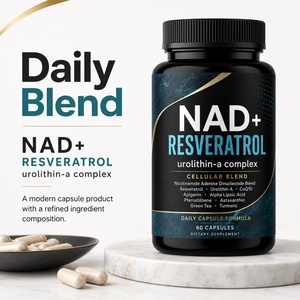 ผลิตภัณฑ์เสริมอาหาร NAD Plus ปรับแต่งได้ 1000 มก. ต่อหนึ่งหน่วยบริโภค 60 หน่วยบริโภค ปราศจากกลูเตน มังสวิรัติ อุดมด้วยสารต้านอนุมูลอิสระ ได้รับการรับรองมาตรฐาน GMP และ HACCP อายุการเก็บรักษา 24 เดือน - Product Image 4