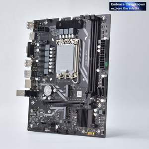 เมนบอร์ด WiFi Micro-ATX H610ใหม่รองรับ CPU เจน12th-14th DDR4 2133-3200MHz RAM NVMe & NGFF <span class=keywords><strong>M</strong></span>.<span class=keywords><strong>2</strong></span>มาเธอร์บอร์ด H610 SSD SATA3.0 - Product Image 5