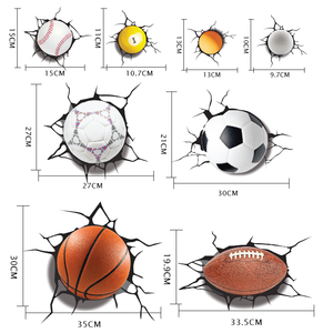 Decoración <span class=keywords><strong>de</strong></span> habitación <span class=keywords><strong>de</strong></span> niños personalizada vinilo <span class=keywords><strong>de</strong></span> pared 3D <span class=keywords><strong>fútbol</strong></span> Rugby pegatina <span class=keywords><strong>de</strong></span> pared <span class=keywords><strong>de</strong></span> PVC 3D diseño <span class=keywords><strong>de</strong></span> dibujos animados para habitaciones <span class=keywords><strong>de</strong></span> niños proveedor directo - Product Image 6