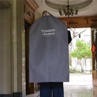 Sac de rangement pliable en non-tissé pour vêtements, avec poignées, réutilisable, pour costumes et robes, idéal pour les voyages, personnalisable avec logo, vente en gros