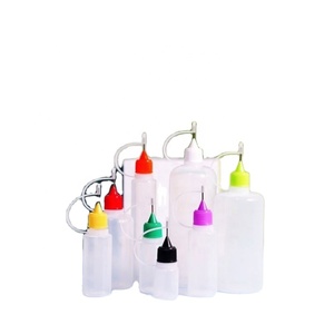 Hot Sale Small Size 3ml 5ml <b>10ml</b> Plastic Applicator <b>Bottle</b> with Metal Needle Cap for Injections - Product Image 1
