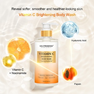 <span class=keywords><strong>Gel</strong></span> Douche Parfumé Éclaircissant et Blanchissant à la Vitamine C Végétalienne Personnalisé en Gros pour Hommes et Femmes - Product Image 5