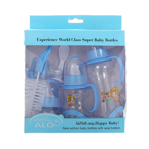 Tetinas de silicona para alimentación y lactancia de bebés, biberones de leche para recién nacidos, conjuntos de biberones para bebés, biberones de alimentación complementaria para niños - Product Image 3