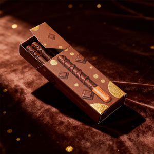 चॉकलेट बार के लिए निः शुल्क नमूना कस्टम फूड ग्रेड सफेद कार्डबोर्ड टक बॉक्स. उव और सोने की रेत प्रभाव पैकेजिंग - Product Image 6