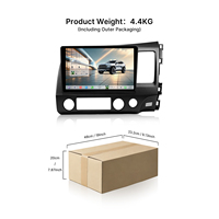 Autoradio Android Youducar 10,36 pouces 2K avec GPS et écran tactile sans fil CarPlay pour Civic 2006-2011 – Garantie 1 an