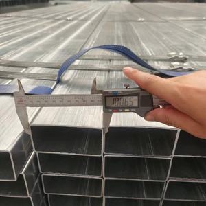 Tuyaux en <span class=keywords><strong>acier</strong></span> carrés et rectangulaires pré-galvanisés SS400 de 100 mm x 80 mm, tubes SHS RHS de 60*30 mm - Product Image 6