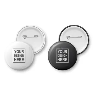 Custom Printing Material Tin Safety Pin Badge Button Badge