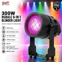 Mini Blinder SGT OEM ODM RGBALC 6-en-1 12700Lm, blanc variable 1800-8500K, conception modulaire pour Livehouse, discothèque, boîte de nuit