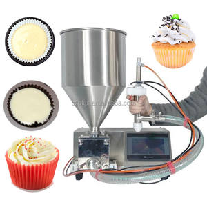 Mermelada de frutas <span class=keywords><strong>Helado</strong></span> Galleta Donut Mousse Cake Batter Cupcake Dispensador Llenado Fabricación Multi <span class=keywords><strong>Sabor</strong></span> Máquina de llenado Crema Puffs - Product Image 2