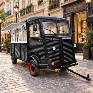 Remolque de Comida Vintage con Diseño Exterior Personalizado para Vendedores de Comida Callejera y Servicios de Catering al Aire Libre - Product Image 2