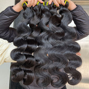 批发生越南编织束角质层对齐生处女未加工人发体波束 - Product Image 1