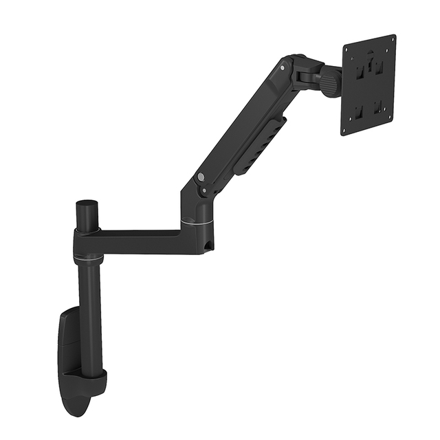 High Quality Gas Spring Single Monitor Arms Wall Mount Suit 17"-32" Screen Max Loading 10kgs for Home/Office