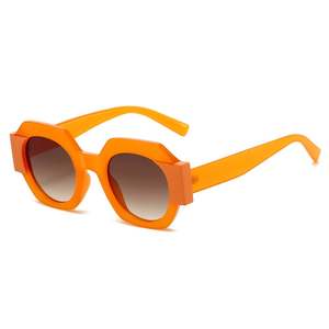 Lunettes de soleil octogonales surdimensionnées colorées tendance 2025 avec logo personnalisé, protection UV400, monture large, lunettes de soleil polygonales pour femmes - Product Image 6