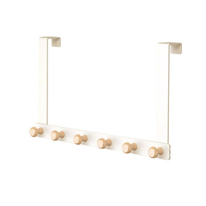 <b>Over</b> <b>Door</b> Coat Rack Rectangle <b>Hook</b> Type Clothing Organizer For Bedroom Entryway Storage Rack - Product Image 5