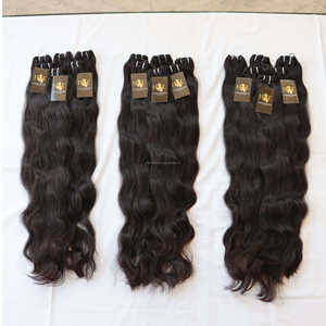 Tissage en lot brésilien naturel non traité, cheveux vierges bruts, cuticules alignées - Product Image 1