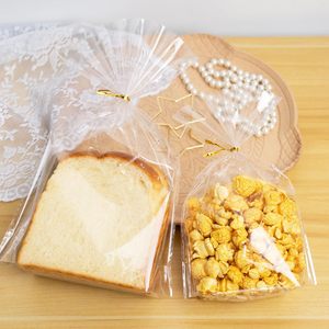 Bolsas Grandes <span class=keywords><strong>de</strong></span> Plástico Reciclable para Panadería, Impermeables, con Asa Estampada en Caliente, para Pan Casero, Ensaladas, Pasteles, Piruletas y Productos para Bebés - Product Image 4