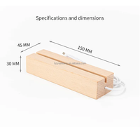Lampe de nuit LED en acrylique laser 3D avec base en bois rechargeable par USB ou alimenté par batterie AAA Design mignon pour la chambre à coucher