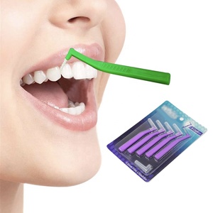Brosse interdentaire jetable en bambou pour orthodontie, brosses pour appareils dentaires <span class=keywords><strong>avec</strong></span> nettoyage antibactérien des <span class=keywords><strong>dents</strong></span> - Product Image 3