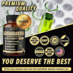 Cápsulas de Ashwagandha de suplemento herbario personalizado etiqueta privada OEM/ODM - Product Image 6