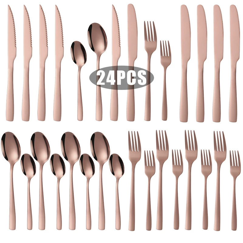 Rose Gold 24pcs