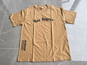 Camiseta de Algodón Cómoda para Hombre, Estilo Casual, Cuello Redondo, Manga Corta, con Estampado de Letras de <span class=keywords><strong>Los</strong></span> Ángeles, Venta al Por Mayor - Product Image 2
