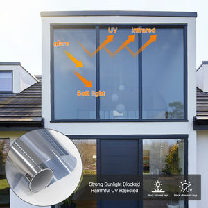<span class=keywords><strong>Film</strong></span> de protection solaire pour fenêtres en verre de bâtiment Silver Light 35, vision unidirectionnelle, <span class=keywords><strong>film</strong></span> pour maison, bureau, bâtiment, <span class=keywords><strong>film</strong></span> solaire réfléchissant - Product Image 2