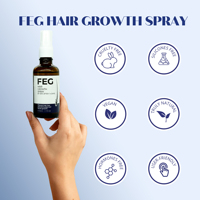 Vente en Gros Traitement Naturel et Biologique pour Croissance Capillaire Rapide, Spray de Repousse Anti-Chute FEG