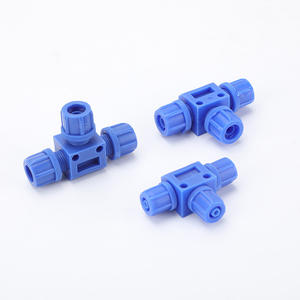 Nouveau type de raccord pneumatique en T, composant en PU, tuyau d'air, raccord en plastique PE, droit, filetage externe, raccord rapide - Product Image 2