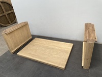 Table de console d'entrée en bois d'orme massif, nouveau design, forme rectangulaire, table d'appoint murale naturelle, offre spéciale chinoise