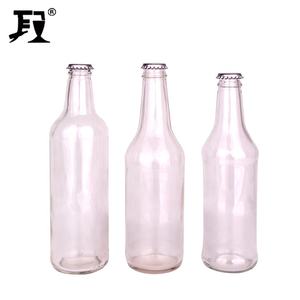 Commercio all'ingrosso 330ml 500ml trasparente di <span class=keywords><strong>vetro</strong></span> juicer bevande bottiglia di <span class=keywords><strong>birra</strong></span> con tappo a corona - Product Image 1