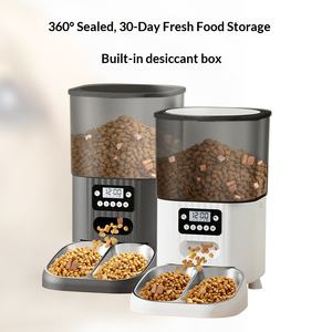 Distributore Automatico di Cibo per Animali Domestici, Dispenser Intelligente per Cani e Gatti con Controllo Remoto WIFI, Capacità 4.5L, Alimentazione Lenta Temporizzata - Product Image 2