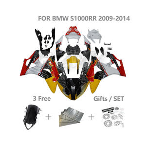 ชุดแฟริ่งมอเตอร์ไซค์แบบกำหนดเองสำหรับ BMW S1000RR HP4 ปี 2009-2014 2010 2011 2012 ชุดแฟริ่งแบบเต็มตัว ABS Injection รุ่น B1012-3004b - Product Image 1