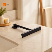 Raclette de douche en silicone à ventouse durable et écologique avec logo personnalisé, manche en plastique léger, pour le nettoyage des sols et des surfaces vitrées