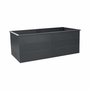 Anthracite RAL 7016 Jardinière surélevée 200X100X77 cm Lit de fleurs et de plantes pour patio, balcon et <span class=keywords><strong>jardin</strong></span> - Product Image 1