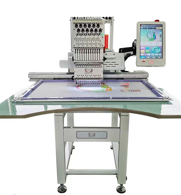 Single Head 12/15 Needles Household Embroidery Machine Hat logo Embroidery Personal Household Computer Embroidery Machine