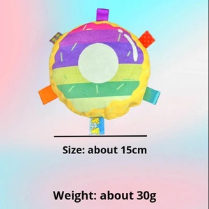 Jouet à mâcher interactif pour chien en peluche douce et écologique, avec sonnette, balle et sangle, thème Halloween, pour intérieur, type frisbee - Product Image 3