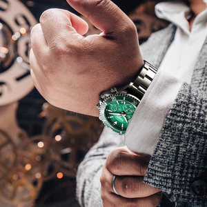Relojes de Pulsera de Acero Inoxidable para Hombre con Logotipo Personalizado OEM y Calendario, <span class=keywords><strong>Reloj</strong></span> Deportivo de Lujo para Hombre con Mecanismo de Cuarzo - Product Image 5