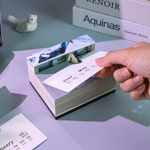 Bloc de Notas de Papel con Diseño del Monte Everest 2027, Calendario de Expedición, Bloc de Notas de Aventura para Escritorio - Product Image 3