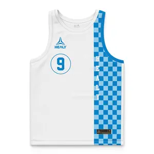 升华篮球背心团队刺绣补丁时尚设计定制男装篮球运动衫