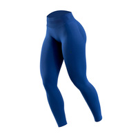 Legging de sport pour femme, style européen, taille haute, effet ventre plat et fessier galbé, antidérapant, en Spandex/Nylon Velours