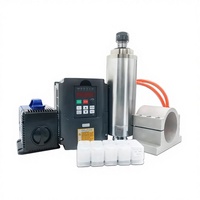 Kit de broche CNC électrique refroidie par air 2,2 kW avec moteur de broche haute fréquence et moteur à induction triphasé pour fraisage CNC