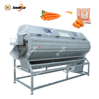 Multifunctionele Groentereiniger Fruitwasmachine Sorteermachine Groentedroog-En Verpakkingsmachine Babywortelverwerkingslijn
