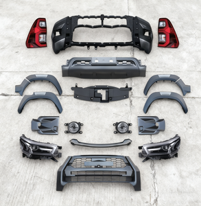 Xe nâng cấp Facelift BodyKit fortoyota Hilux 2016 2020 Facelift để 2021 Rocco gr phong cách với taillamp Đèn pha nướng bumpers - Product Image 3