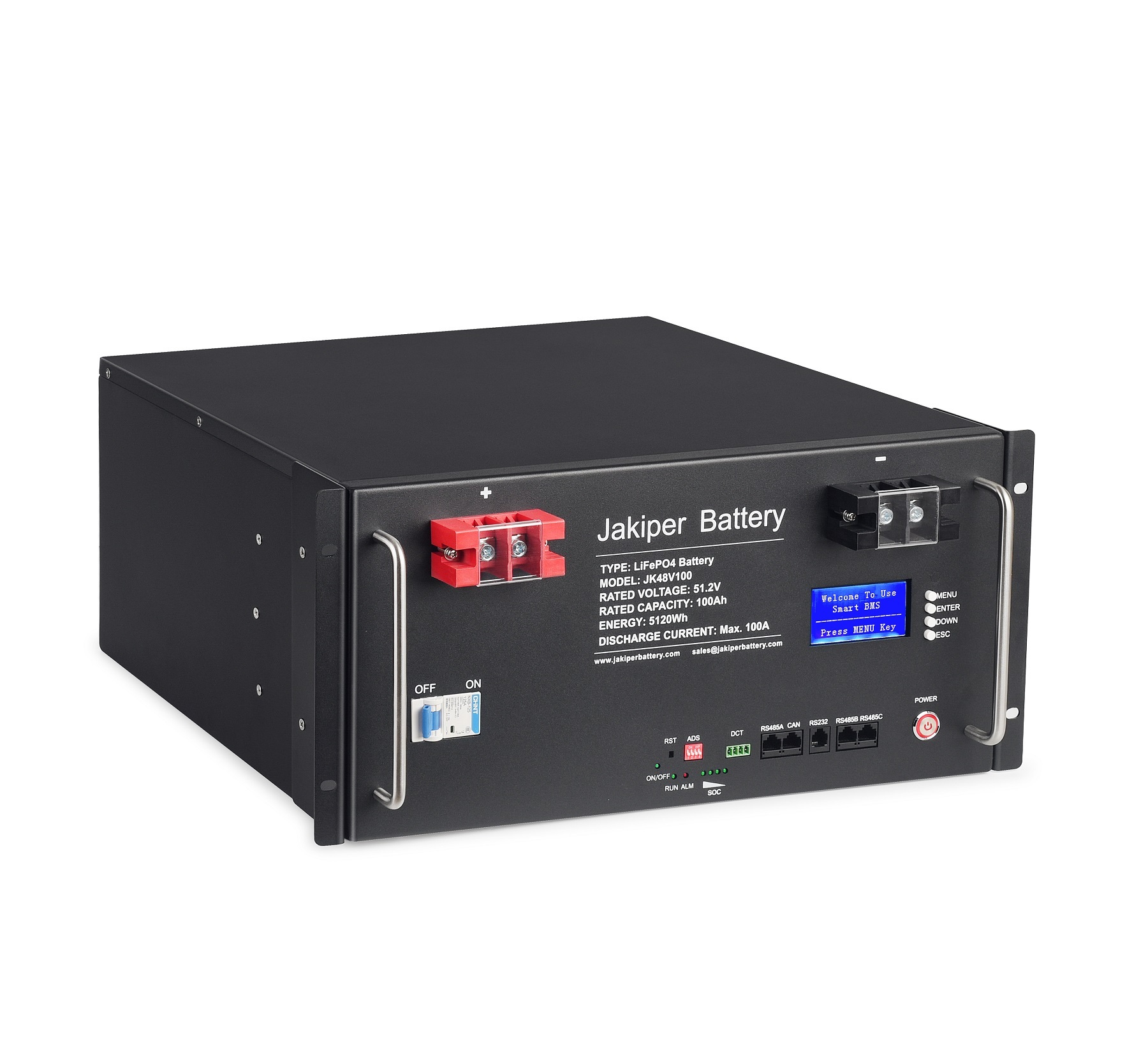 Orient Power JK48V100PRO Top Selling 5Kwh Solar System Server Rack Battery 48V 100Ah Lithium Stackable CAN Communication Port · image 1