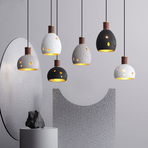 Simple Moderne <span class=keywords><strong>Vintage</strong></span> E27 Montage Cuisine Îlot Suspension Lumière Intérieur WabiSabi Chevet Déco Petit Lustre Suspension - Product Image 1